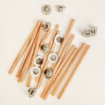 Круглые деревянные фитили 6,4х127 мм