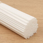 Фибровые палочки 22 см х 3 мм (Белые)